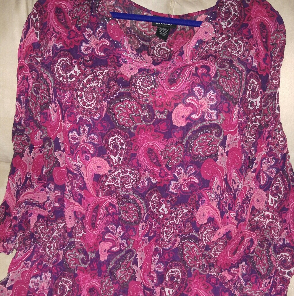 Avenue long sleeve top size 30/32